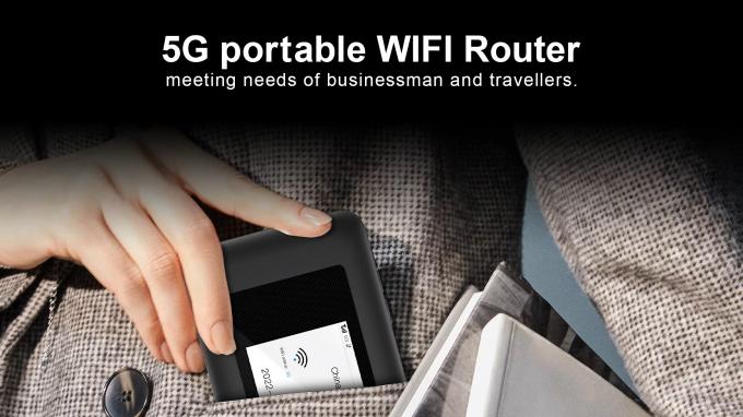 5000mAh 5G Dual-Band Pocket Router WiFi 6 Hotspot with SIM Slots 72H Streaming for Travel & Remote Work 8