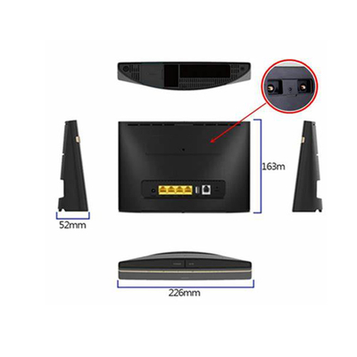 comprare il router Huawei di CBE Wifi di 300Mbp 4g Lte ha sbloccato B525S-65a con l'antenna online manufacture