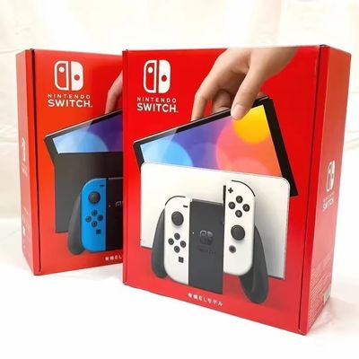 comprare Console OLED da 32 GB con Neon Blue e 3000 giochi integrati per Nintendo Switch Controller Console caricabatterie Cable di alimentazione incluso online manufacture