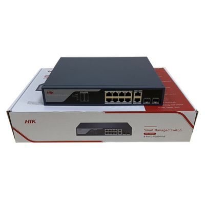 comprare Hik Brand Ethernet Network Switch DS-3E1310P-SI 8 Port Fast Ethernet Smart POE Switch online manufacture