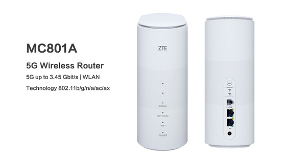 comprare Il router dell'interno 5g WiFi dei router dell'interno di CBE di ZTE MC801A 5G 100m ha sbloccato SIM Card online manufacture